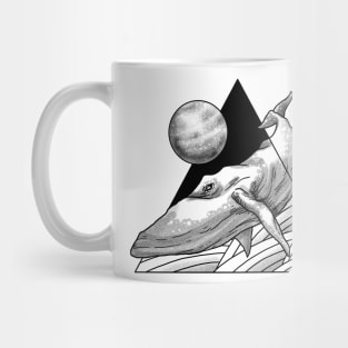 Flying whale Mug